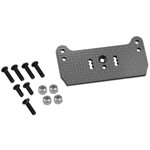 F2 Truggy Body Mount Adaptor, Carbon Fiber, For Ae Rc8t3