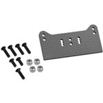 F2 Truggy Body Mount Adaptor, Carbon Fiber, For Mugen Mbx8t