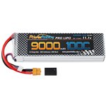 3S 11.1V 9000Mah 100C Graphene Lipo Battery W/ Xt60 + Traxxas Ad