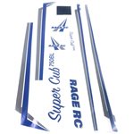 Complete Decal Set; Super Cub 750 Bl