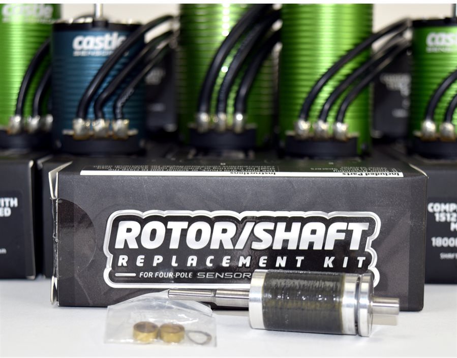 Castle Creations Rotor/Shaft Replacement Kit 1410-3800Kv 5Mm