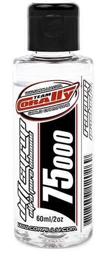 Team Corally Ultra Pure Silicone Diff Oil (Syrup) - 75000 Cps - 60Ml