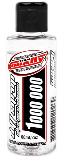 Team Corally Ultra Pure Silicone Diff Oil (Syrup) - 1000000 Cps - 60Ml