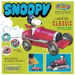 Snoopy And His Classic Race Car Motorized Snap Together Plastic