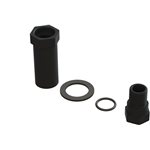 Aluminum Servo Saver Hub Set Black