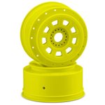 9-Shot 17Mm Hex Wheels, Yellow, For 1/8Th Buggy Using Sct Tires,