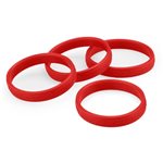 Rm2 Red Hot Tire Bands, Red, For 1/10Th And 1/8Th Off-Road Tires