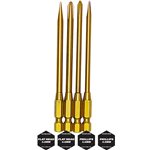 Titanium Phillips & Flat Tips, Power Tool Replacements (4Pcs)