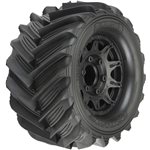 1/10 Demolisher F/R 2.8" Mounted MT 12mm Black Raid Tires (2)
