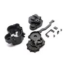 SCX6: 2-Speed Transmission Case/Brace Set
