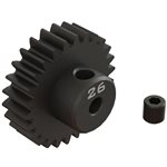 26T 0.8Mod 1/8" Bore CNC Steel Pinion Gear