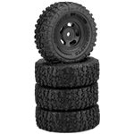 Landmines Tires, Gold Compound, Pre-Mounted, Black 3431B Glide 5