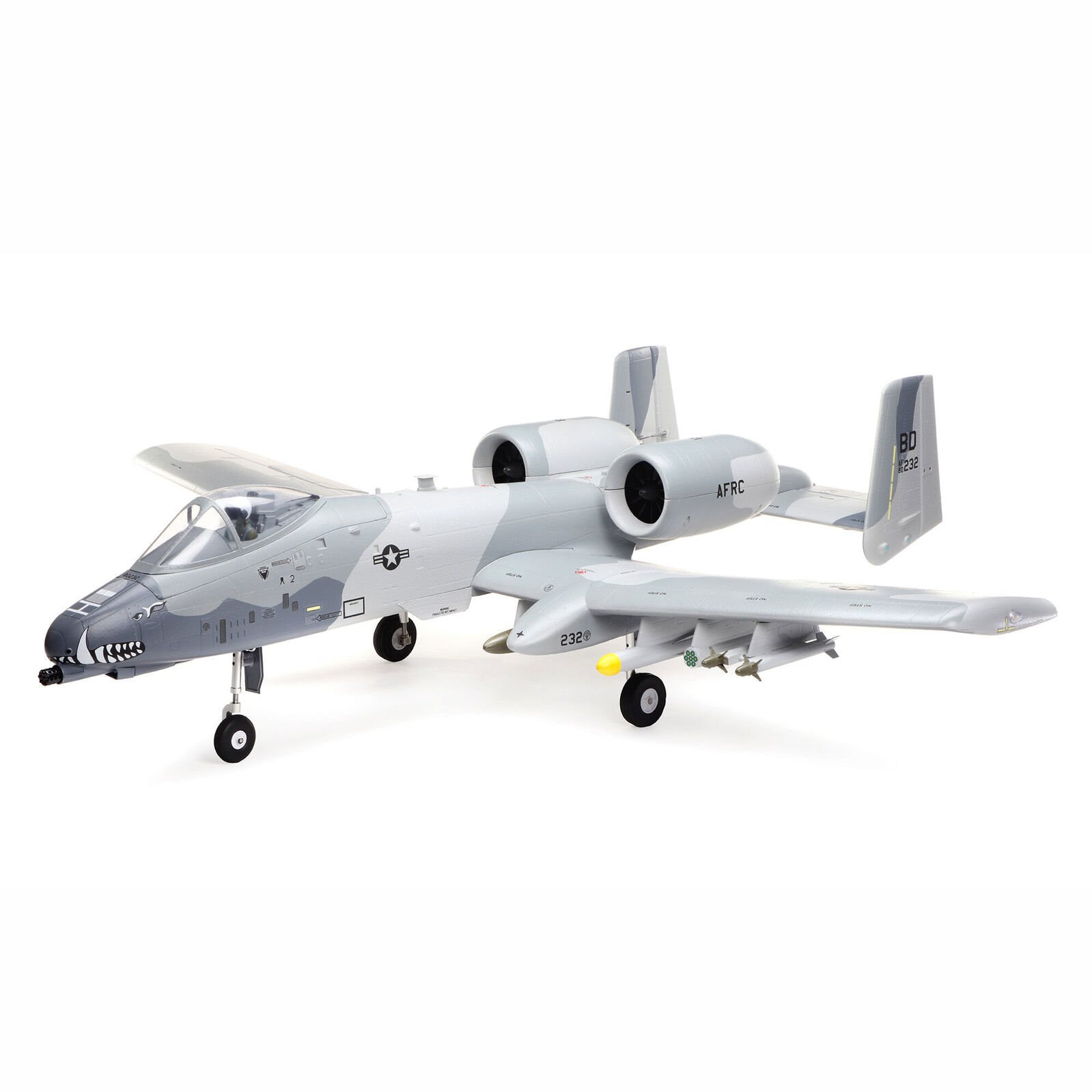 E-Flite A-10 Thunderbolt II Twin 64mm EDF BNF Basic with AS3X and SAFE S