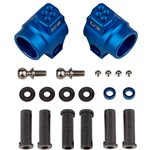 Dr10 Factory Team Rear Hub Set, Blue Aluminum
