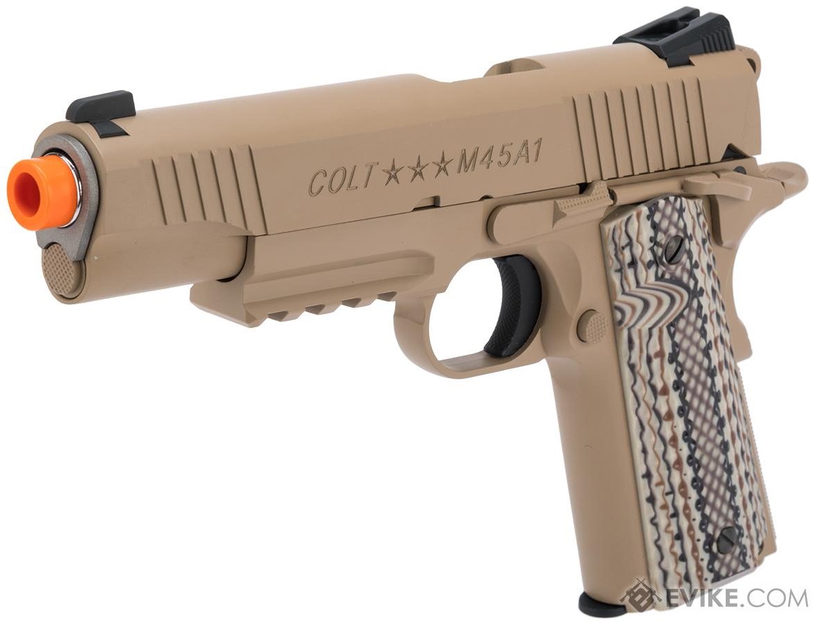 Cybergun Colt Licensed 1911 Tactical Full Metal Co2 Airsoft Gas Blowback Cybergun Gp 180521 6822