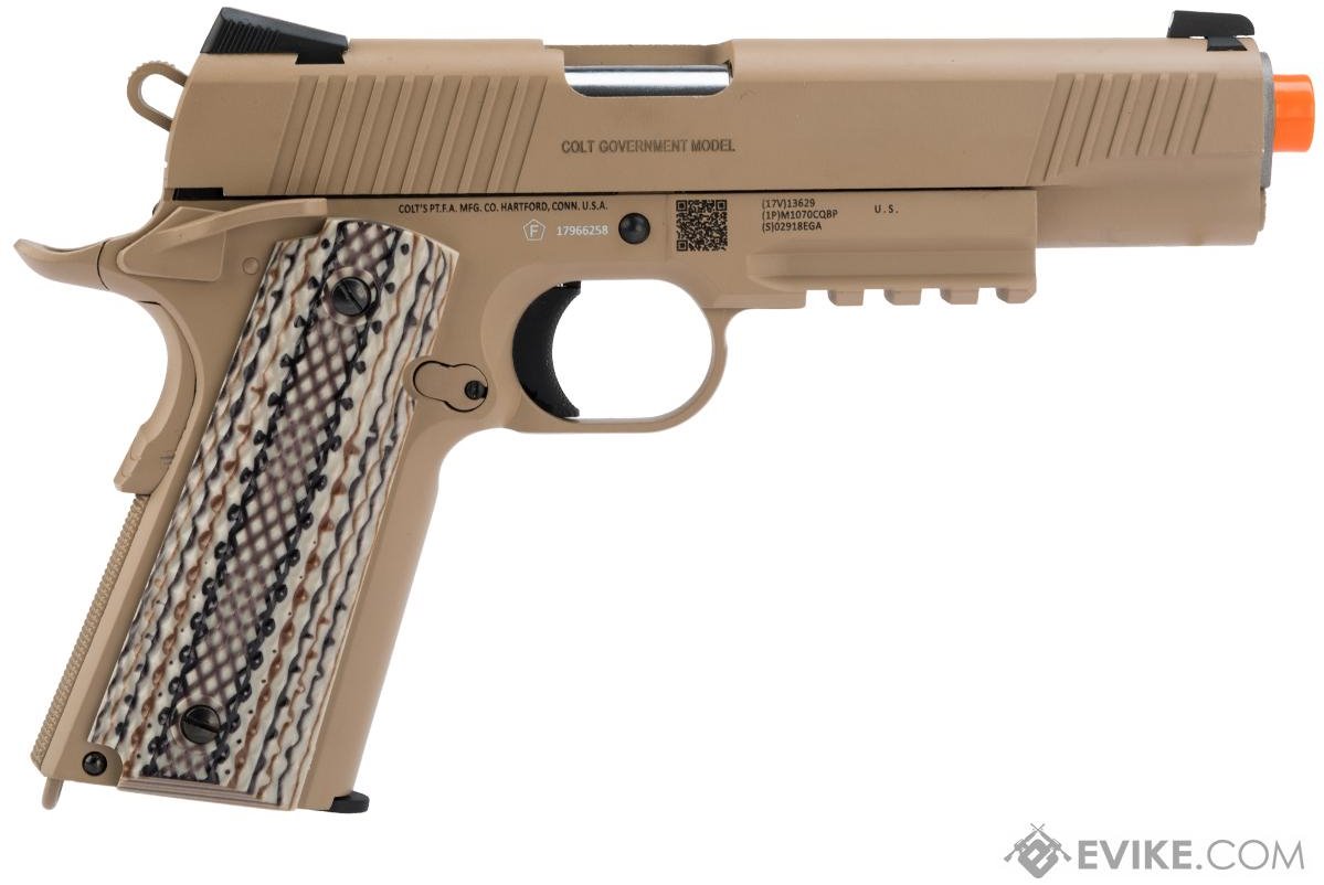 Cybergun Colt Licensed 1911 Tactical Full Metal Co2 Airsoft Gas Blowback Cybergun Gp 180521 7918