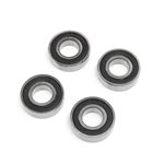 10 x 22 x 6mm Rubber Sealed Ball Bearing (4)