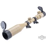 3-12x50 Illuminated Reticle Sniper Scope w/ Mounting Rings
