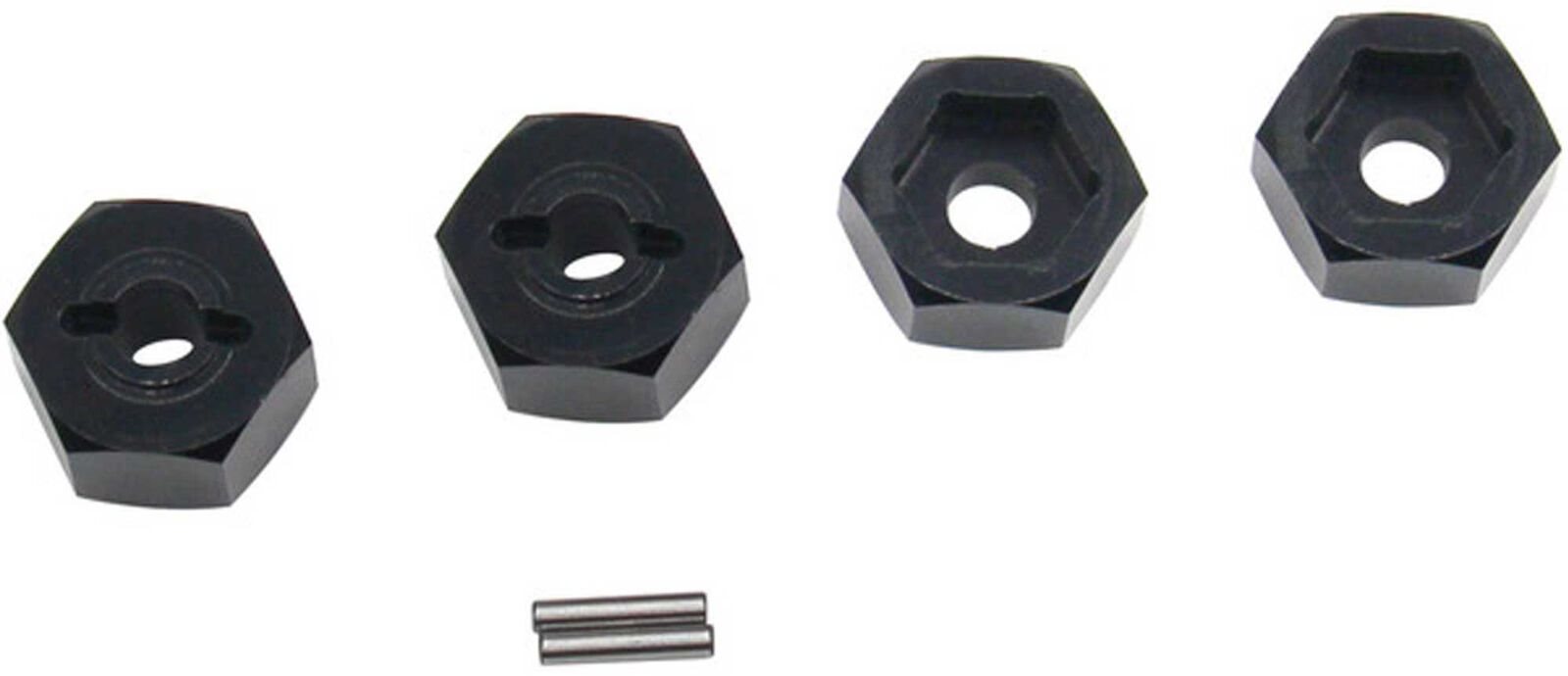 thumbnail image 2 of Hot Racing 12mm Aluminum Wheel Hexes For Losi Mini-T/B 2.0 - CNC Machined Upgrade 2 of 9