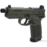 FN Herstal FNX-45 Tactical Airsoft Gas Blowback Pistol by  w/ Cu