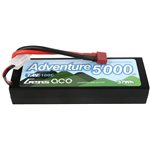 7.4V 5000 mAh 2S 100C, LiPo, Hard Case, Deans