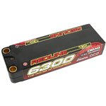 7.4V 6300 mAh 2S 130C, LiPo, Hard Case, 8mm Bullet