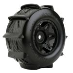Rooster X Belted Paddle Sand/Snow Tires, Fits 1/5 Traxxas X-Maxx
