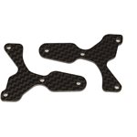Rc8b4 Factory Team Front Lower Suspension Arm Inserts, Carbon Fi