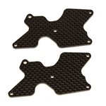Rc8b4 Factory Team Rear Suspension Arm Inserts, Carbon Fiber, 2M
