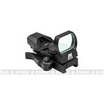 LED 4 Reticle Blue Dot Reflex Sight w/ QR Mount