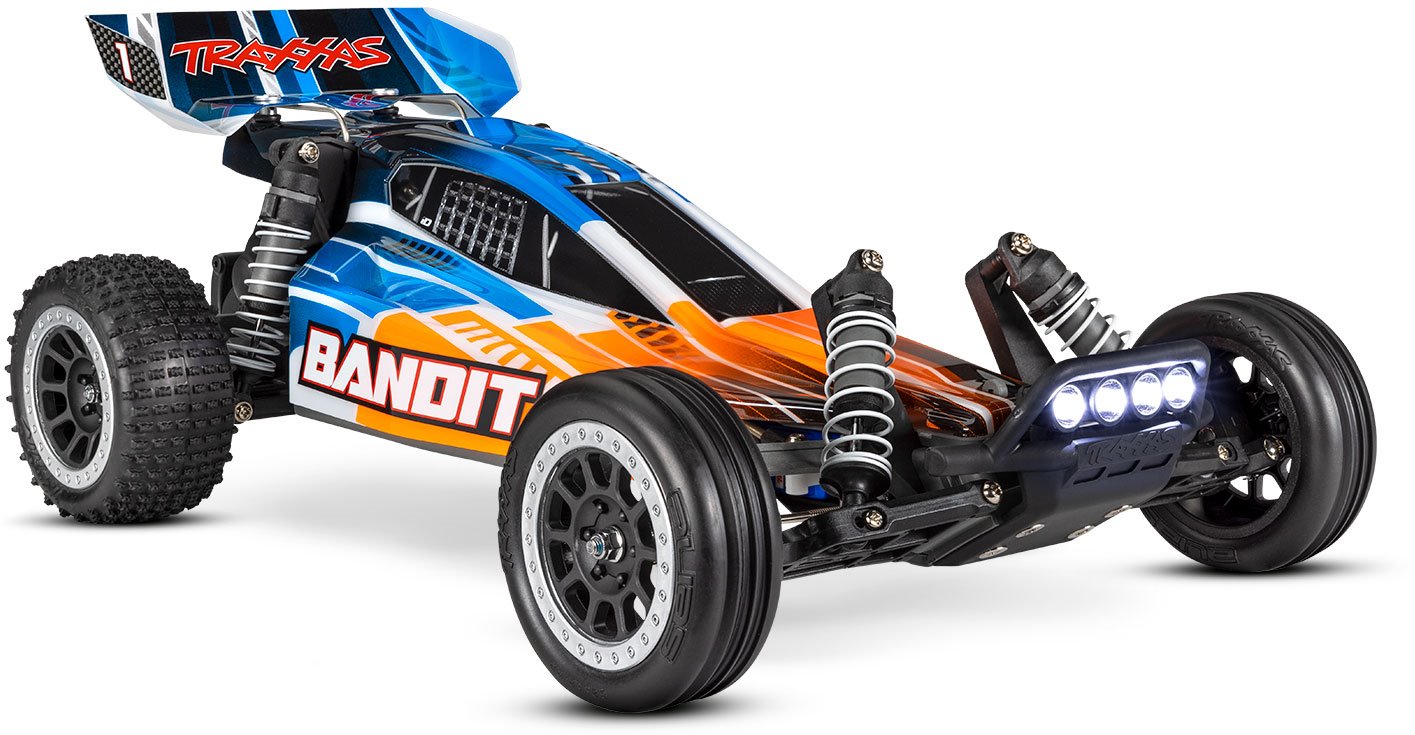 Traxxas Bandit: 1/10 Scale, 2WD, Ready-To-Race Rc Buggy Orange