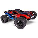 Traxxas Rustler 4X4 Brushed W/ Led Lights Red