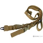 STRYKE Two Point Bungee Sling (Color: Coyote Brown)