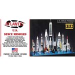 1/128 Scale U.S. Space Missiles Plastic Model Kit (36 Missiles)