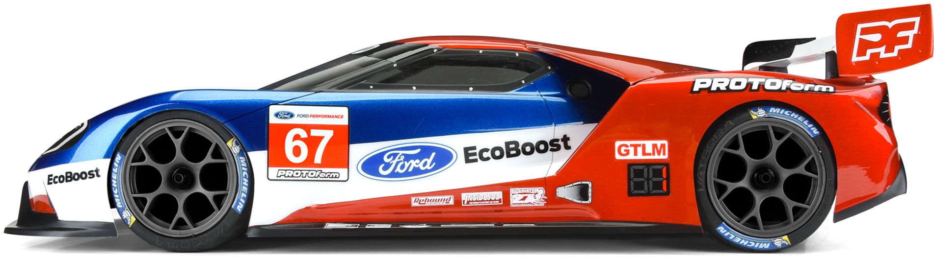 Protoform 1/10 Ford GT LW Clear Body: 190mm Touring Car with LP