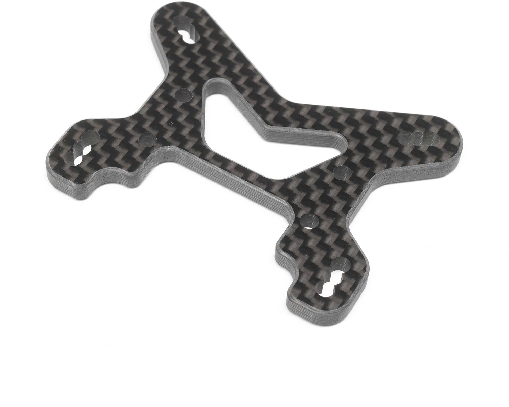 Team Losi Racing Carbon Front Shock Tower, V2: 22X-4