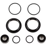13Mm Shock Collar And Retainer Set, Black  Aluminium, B6.4