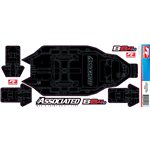 Rc10b6.4D Factory Team Chassis Protective Sheet, Printed