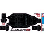 Rc10b6.4 Ft Chassis Protective Sheet, +3Mm, Printed
