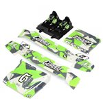Body/Driver Set, Green, Silkscreened: Hammer Rey