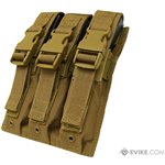 Tactical Triple MP5 / SMG Magazine Pouch (Color: Coyote Brown)