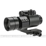 Military Type 1x30 Red & Green Dot Sight w/ QD Cantilever Mo