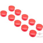 Rubber Cap for .68 cal Paintball Grenade Shells (Color: Red / 10