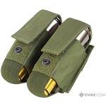 Tactical Double 40mm Grenade Pouch (Color: OD Green)