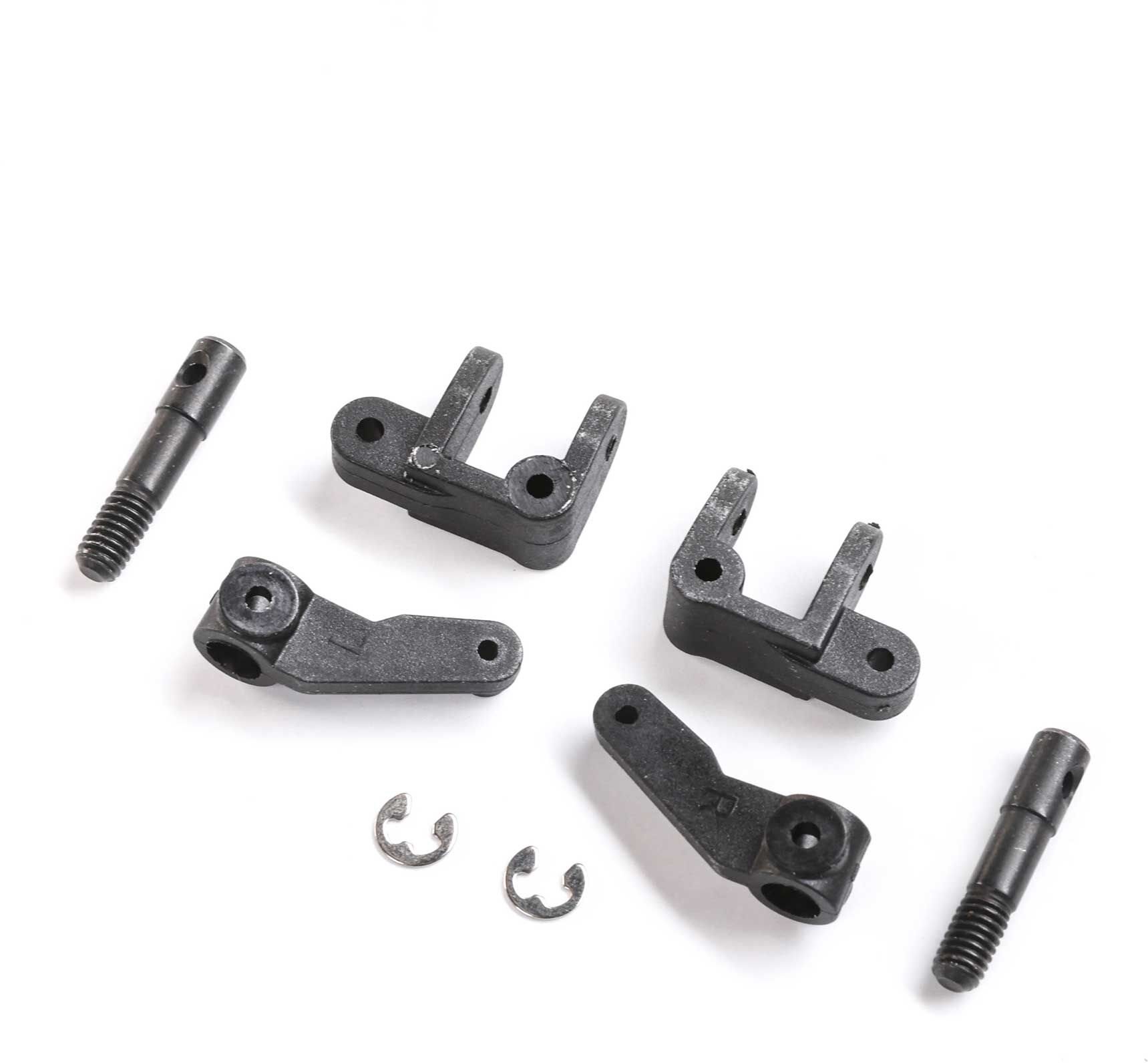 Losi Spindle, Caster Block, Front Axle Set: Mini JRX2