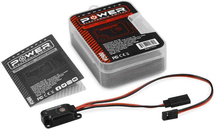 J Concepts Electronic Power Module, Digital On/Off Switch, For Rc Vehicle