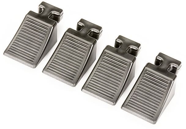 Traxxas Wheel Chocks, Flatbed (4)