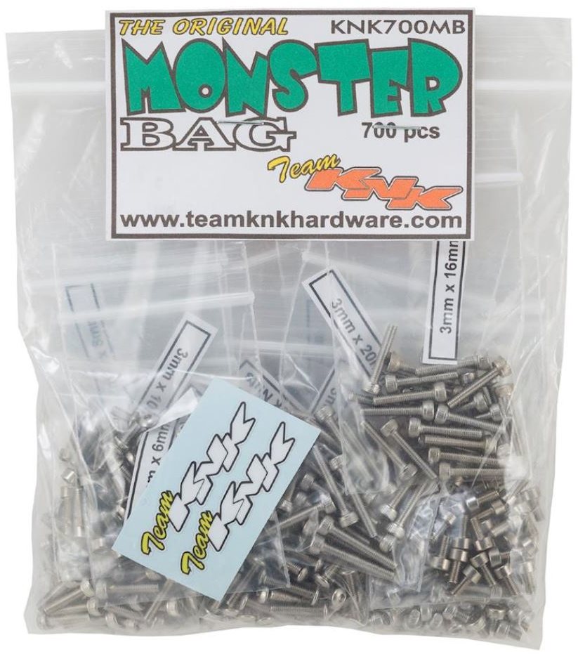 Team KNK Monster Bag - 700 Piece Stainless Bulk Bag