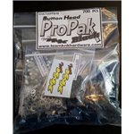 Team KNK Button Head Pro Pak Black - 700 Piece Black Oxide Bulk Bag