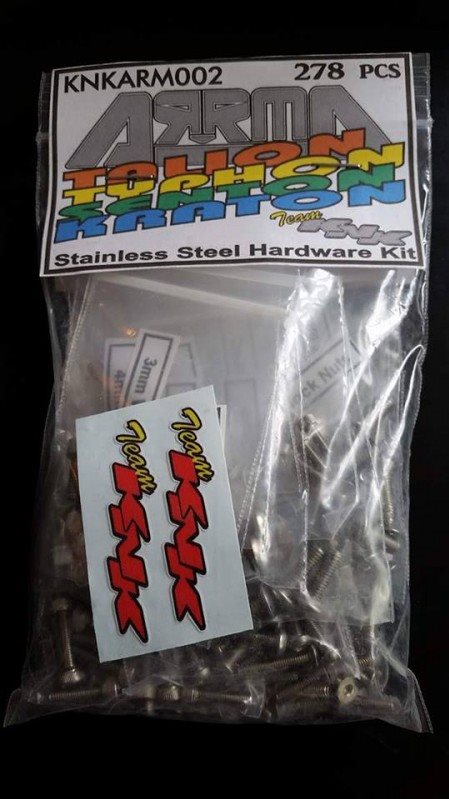 Team KNK Stainless Hardware Kit For Arrma Talion/Typhon/Senton/Kraton/Out